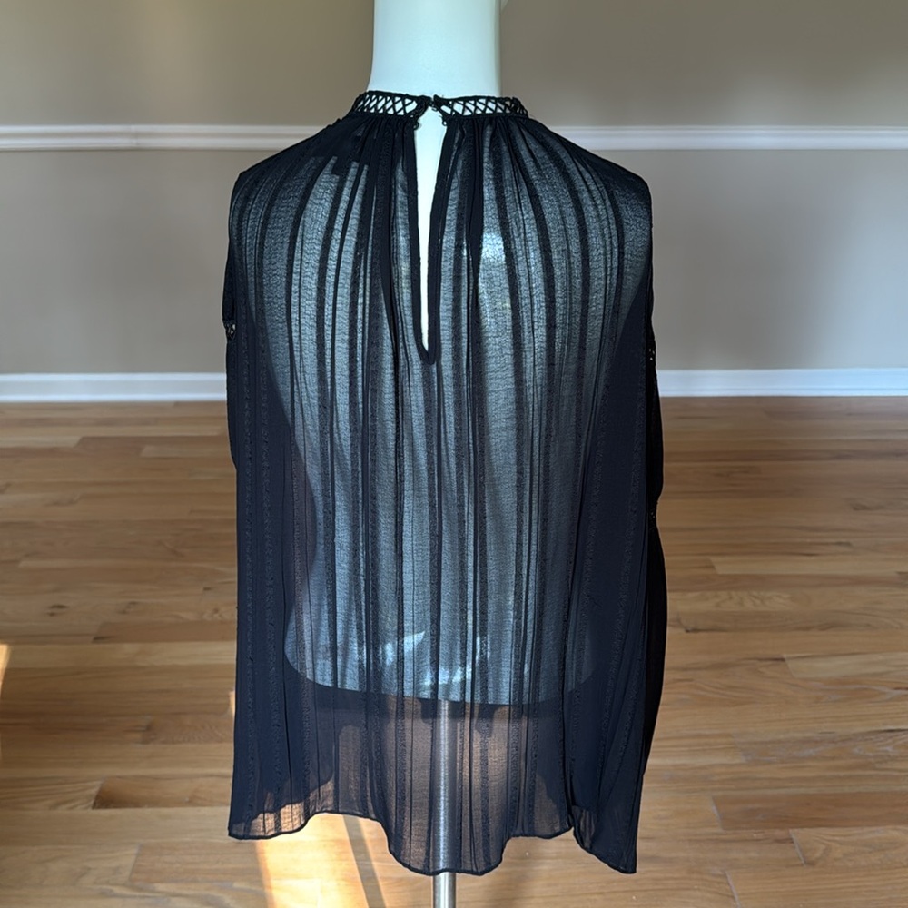 Max Studio sheer blouse - Picture 2 of 2